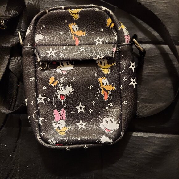 Disney- Mickey and Friends Black Crossbody Bag - Picture 2 of 8